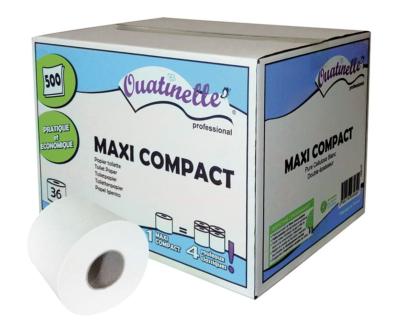 Papier toilette compact carton 12x3 (36 rlx)