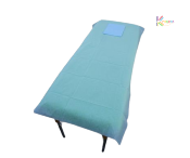 Draps examens lavables bleu 90/200cm