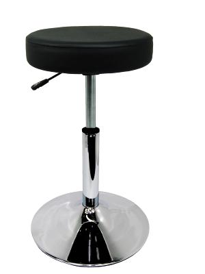 Tabouret pour table de massage noir sur socle