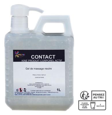 Gel contact transparent 1 litre